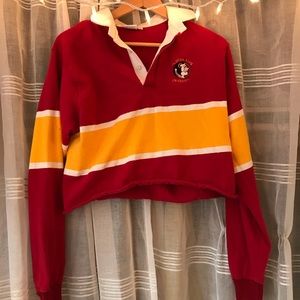 Vintage cropped FSU button up